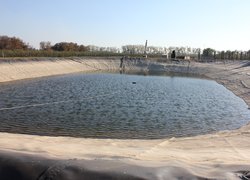 Басейн зберігання води для поливу саду в ТОВ "Золотоніські сади"