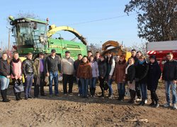 Проведення виїзного засідання наукового гуртка кафедри менеджменту організацій на виробничій базі ФГ «Агрофірма «Базис»