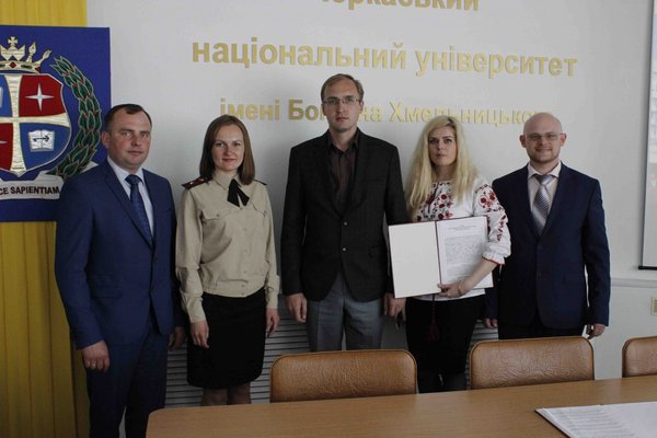 Підписано договір про співпрацю Рад молодих учених ВНЗ Черкащини