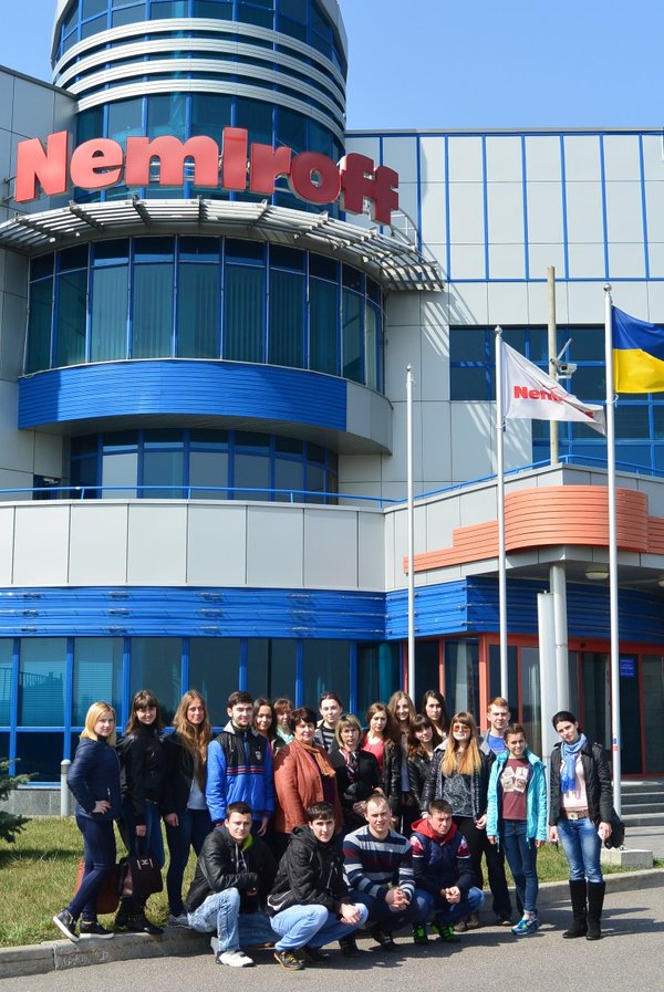 Навчальна екскурсія студентів інженерно-технологічного факультету  УНУС на заводі «Nemiroff»
