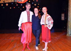 Фото з членами журі фестивалю, солістами ансамблю танцю ім.П.Вірського на згадку