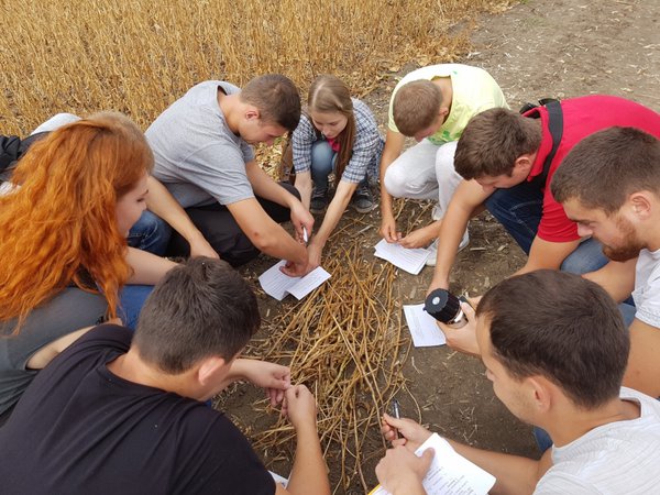 Practical lesson for fourth-year students of the Faculty of Agronomy