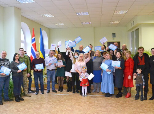 The next graduates of the project "Norway-Ukraine. Professional adaptation. Integration into the state system "