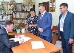 Meeting of the University general with the Ambassador Extraordinary and Plenipotentiary of the Republic of Latvia to Ukraine