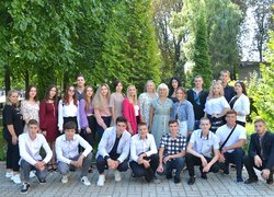 Dedication of freshmen to students at Uman National University of Horticulture