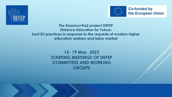 Erasmus+ Ka2 DEFEP project: successful implementation continues