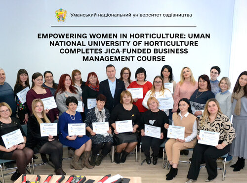 Empowering Women in Horticulture: Uman National University of Horticulture Completes JICA˗Funded Business Management Course