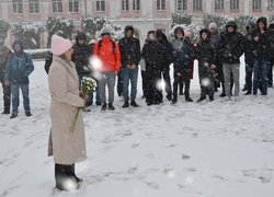 День Гідності та Свободи. Колектив Уманського НУС вшанував пам'ять борців за свободу України