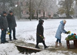 День Гідності та Свободи. Колектив Уманського НУС вшанував пам'ять борців за свободу України