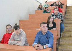 Студентам Уманського національного університету розповіли про підприємництво і гранти на власну справу