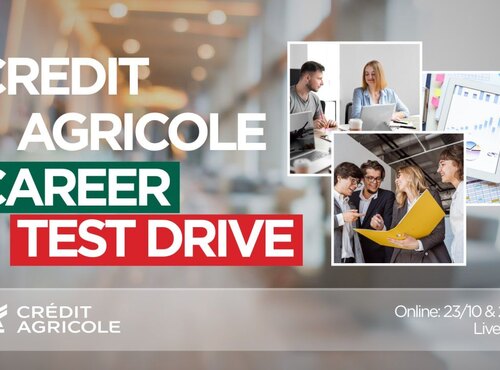 Платформа онлайн практики для студентів Credit Agricole Career Test Drive