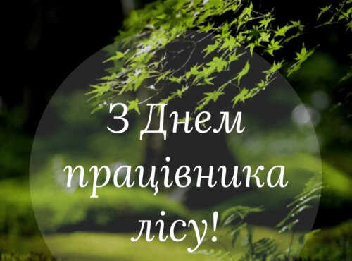 Щиро та сердечно вітаємо з Днем працівників лісу!