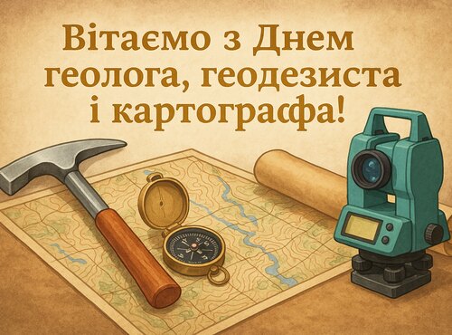 Традиційно щиро та сердечно вітаємо з Днем геолога, геодезиста і картографа!