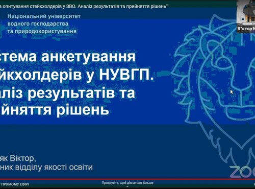 «Система опитування стейкхолдерів у ЗВО. Аналіз результатів та прийняття рішень» – Academic IQ