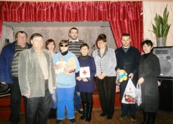 Gifts on the occasion of St. Nicholas Day from Uman Red Cross